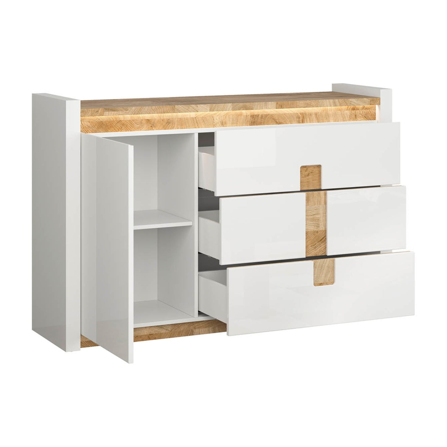 1 DOOR 3 DRAWER DRESSER ALAMEDA