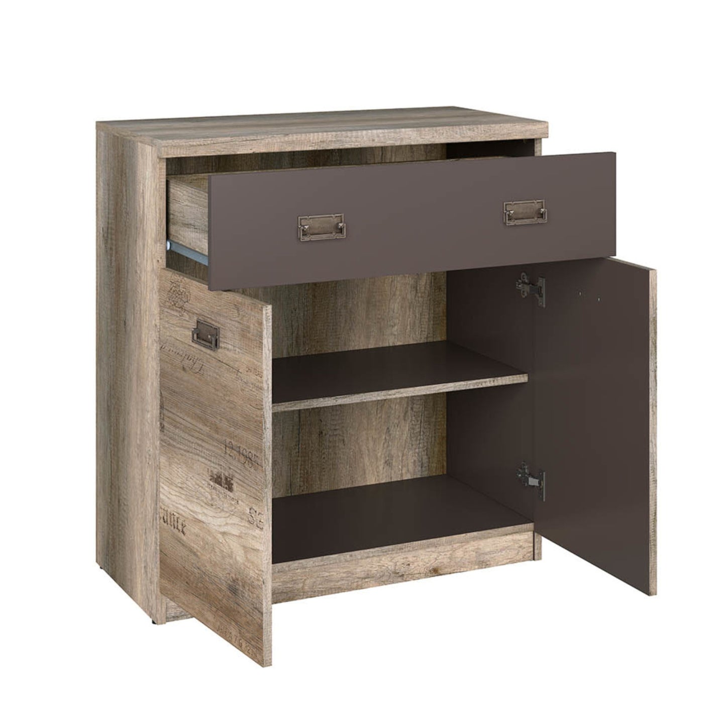 2 DOOR 1 DRAWER STORAGE CABINET MALCOLM