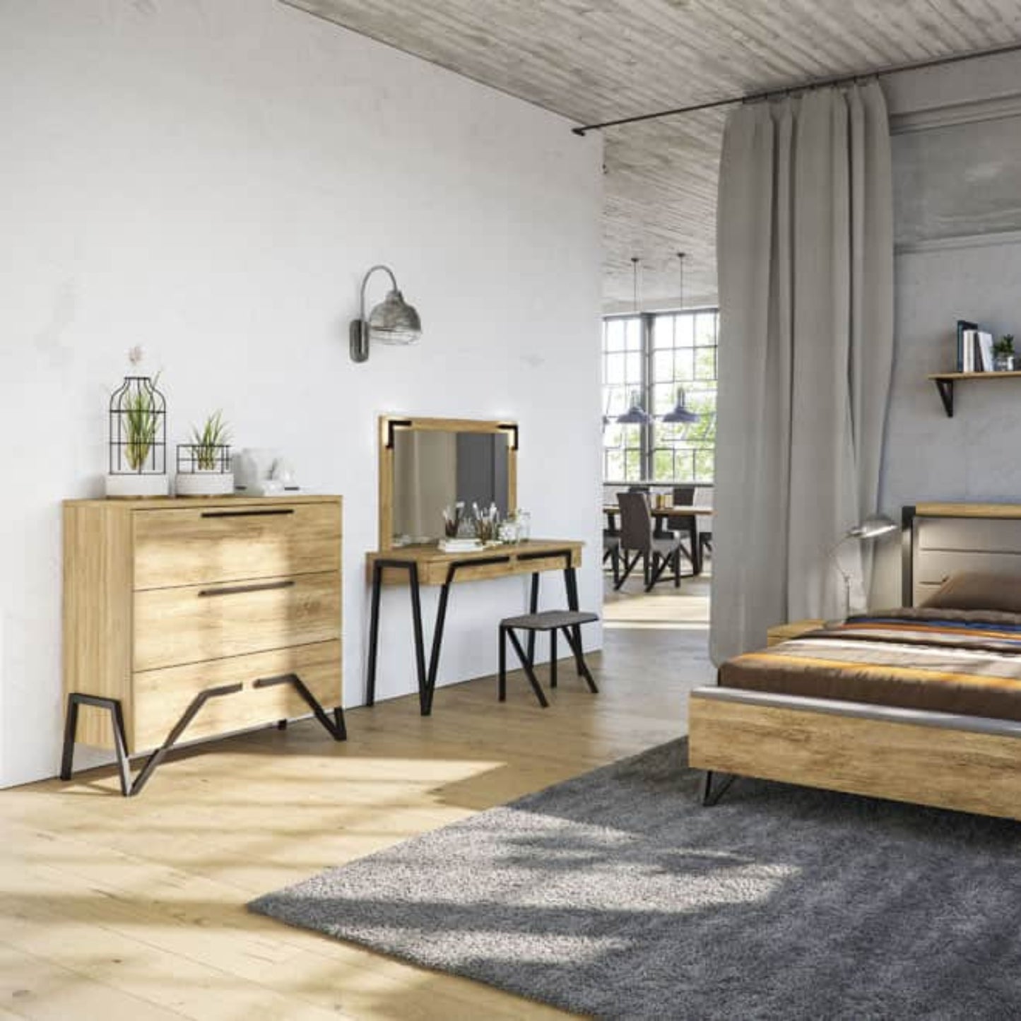 3 DRAWER DRESSER PIK