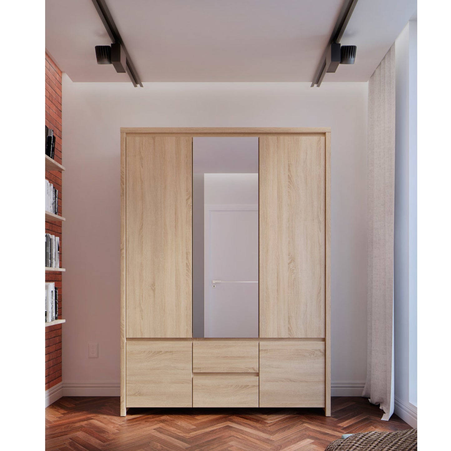 5 DOOR WARDROBE KASPIAN