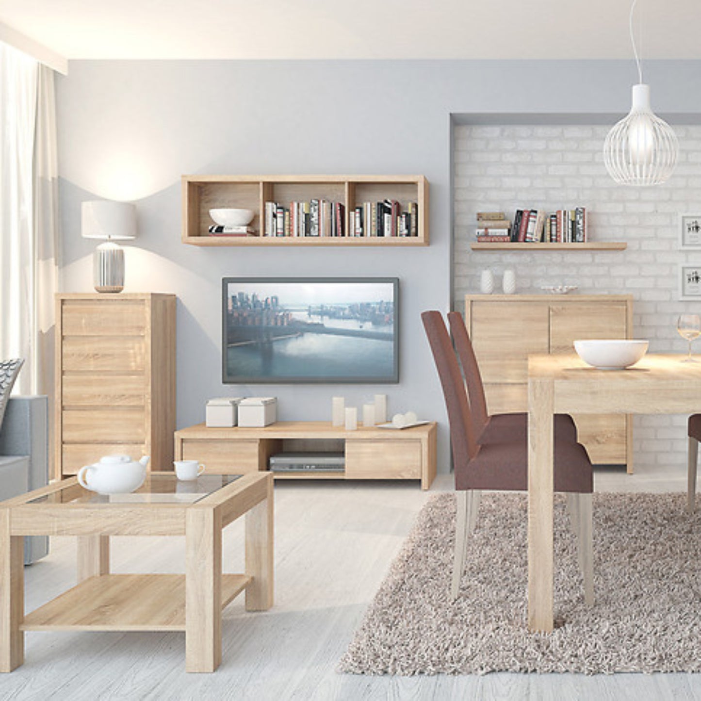 5 DRAWER DRESSER KASPIAN