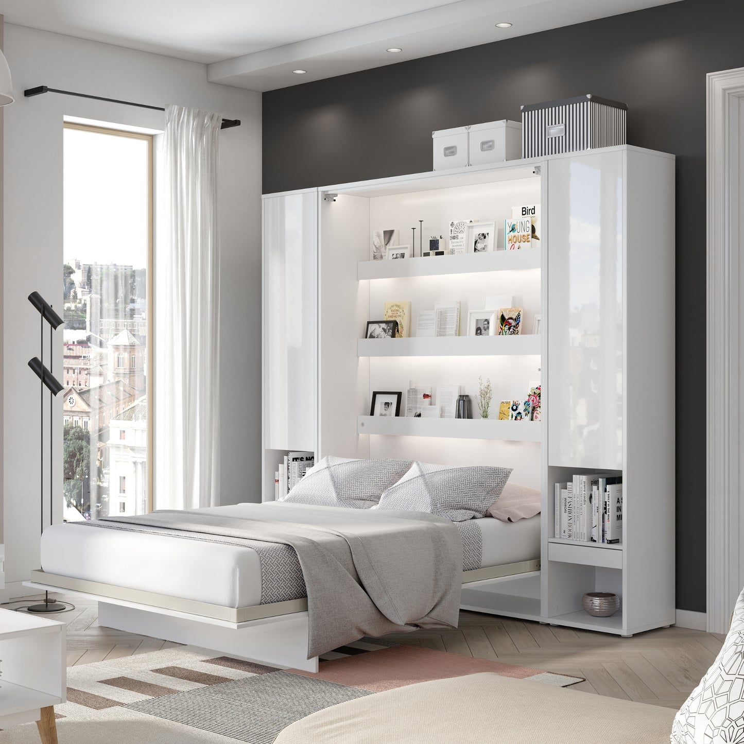 BED CONCEPT – VERTICAL MURPHY BED (140x200CM)