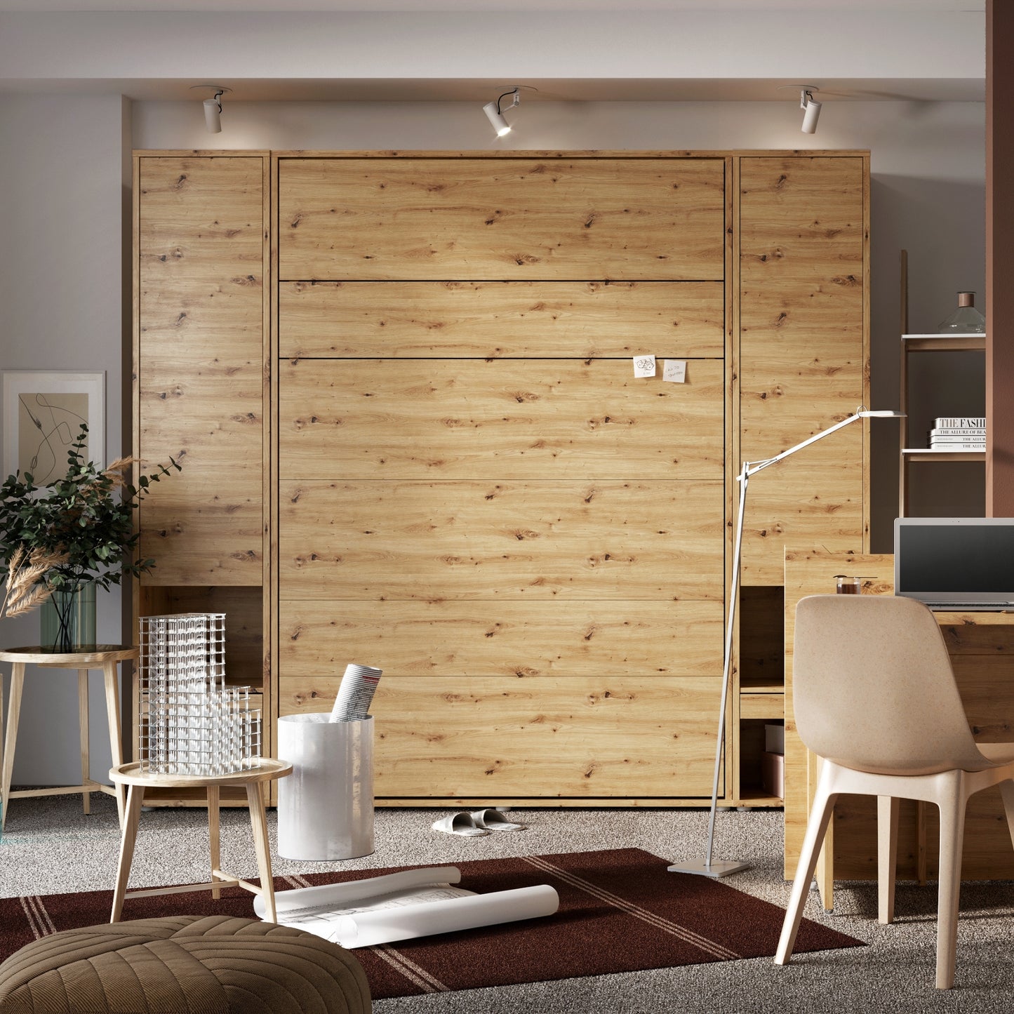 BED CONCEPT - VERTICAL MURPHY BED (140x200CM)