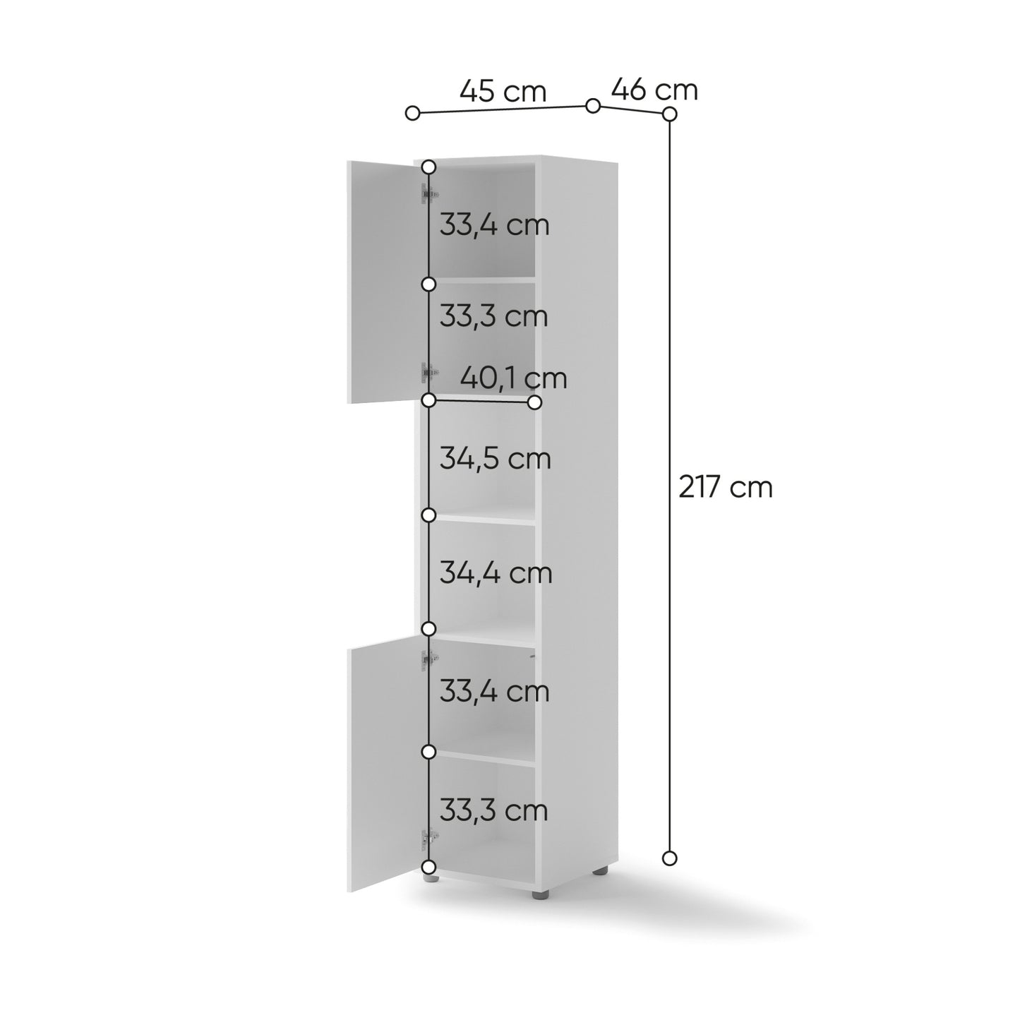 BED CONCEPT - VERTICAL MURPHY BED SET (140x200CM)