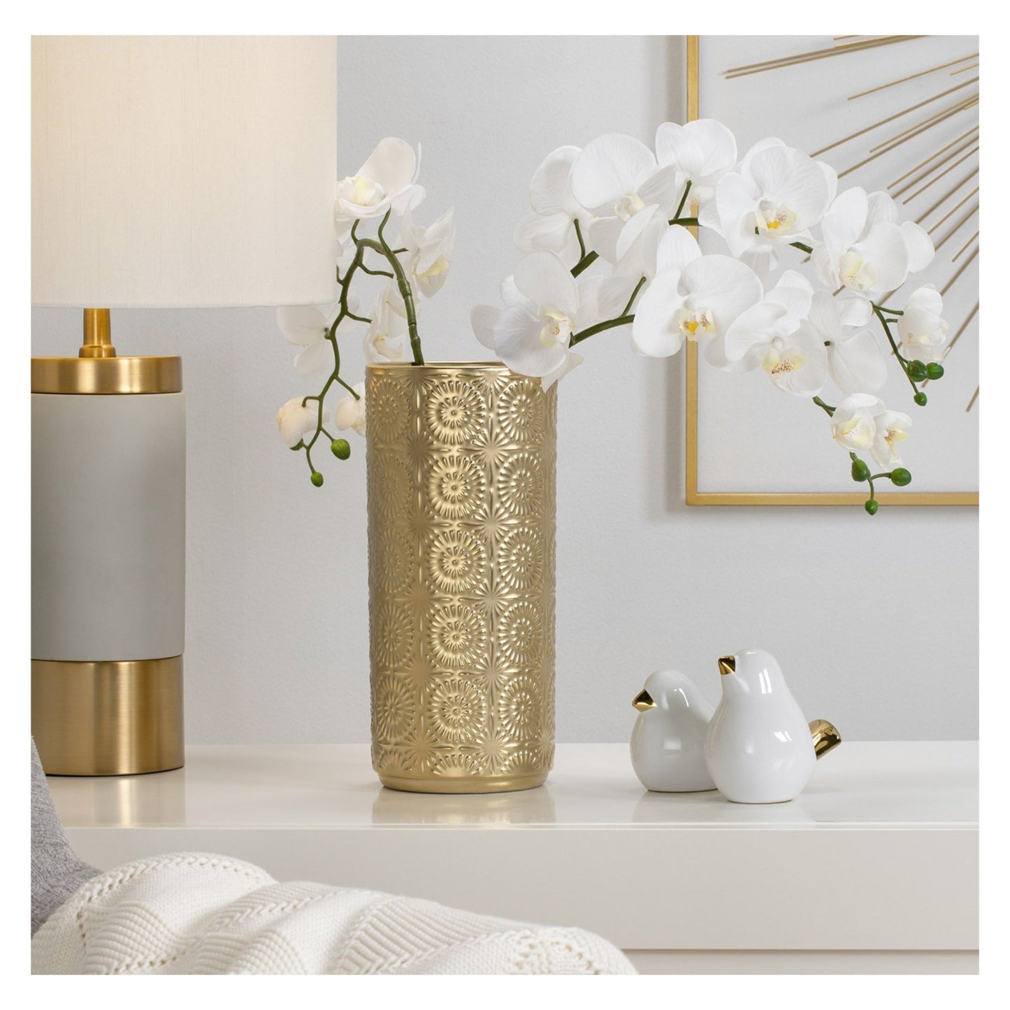 CLARA VASE - GOLD