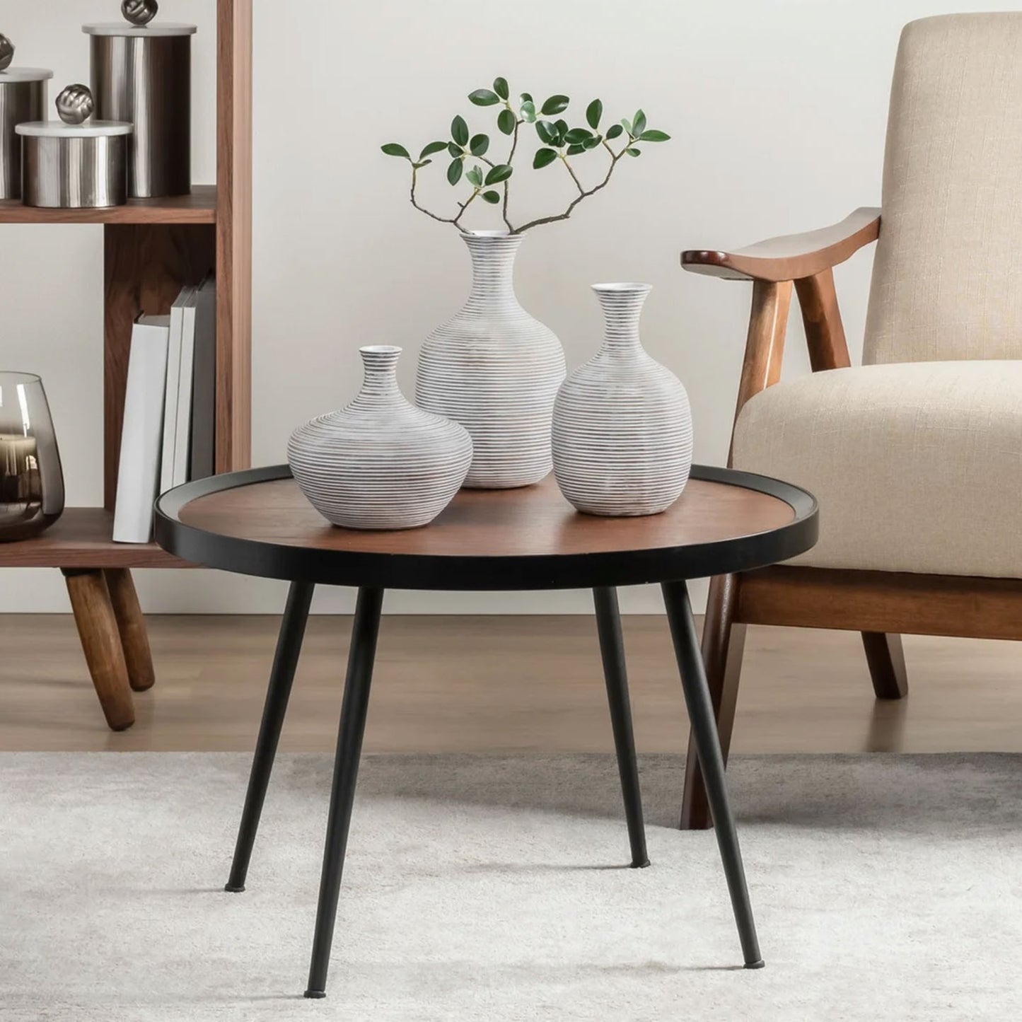 COLOMBO TALL BULB 8H" VASE