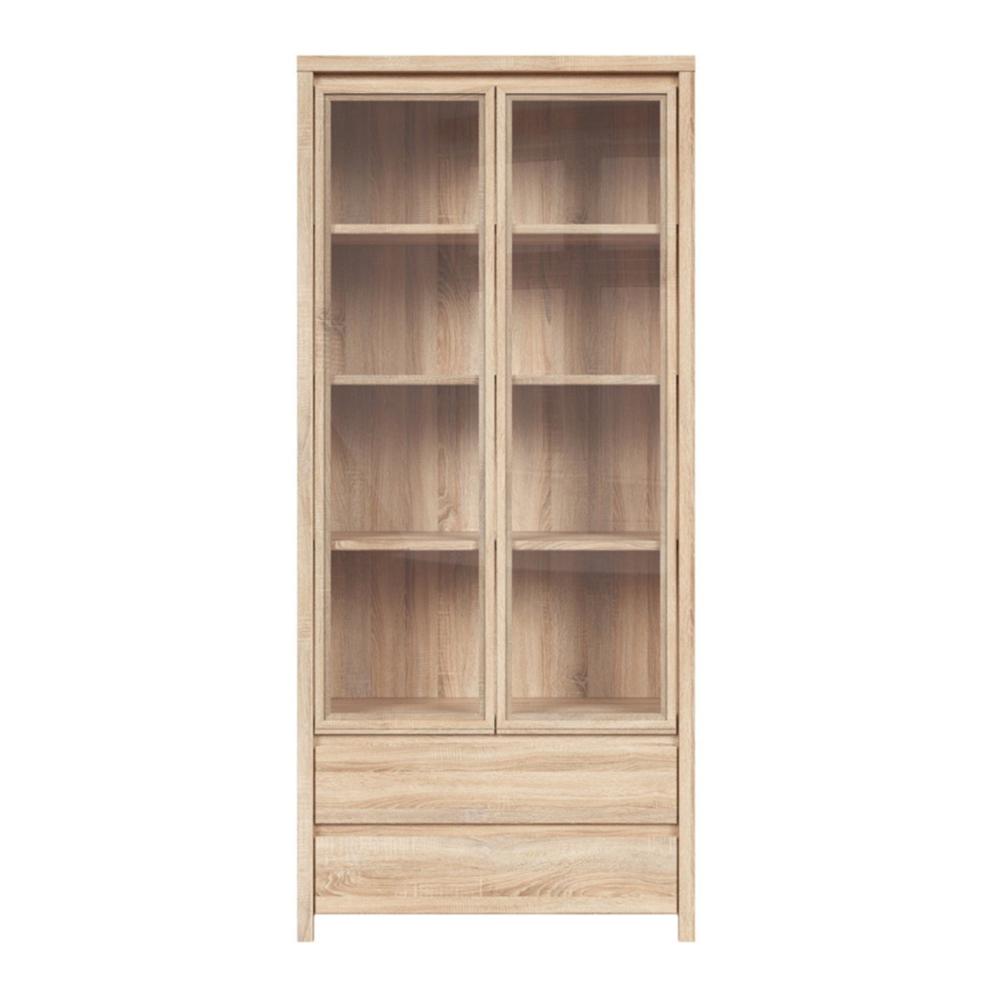 DOUBLE DISPLAY CABINET KASPIAN
