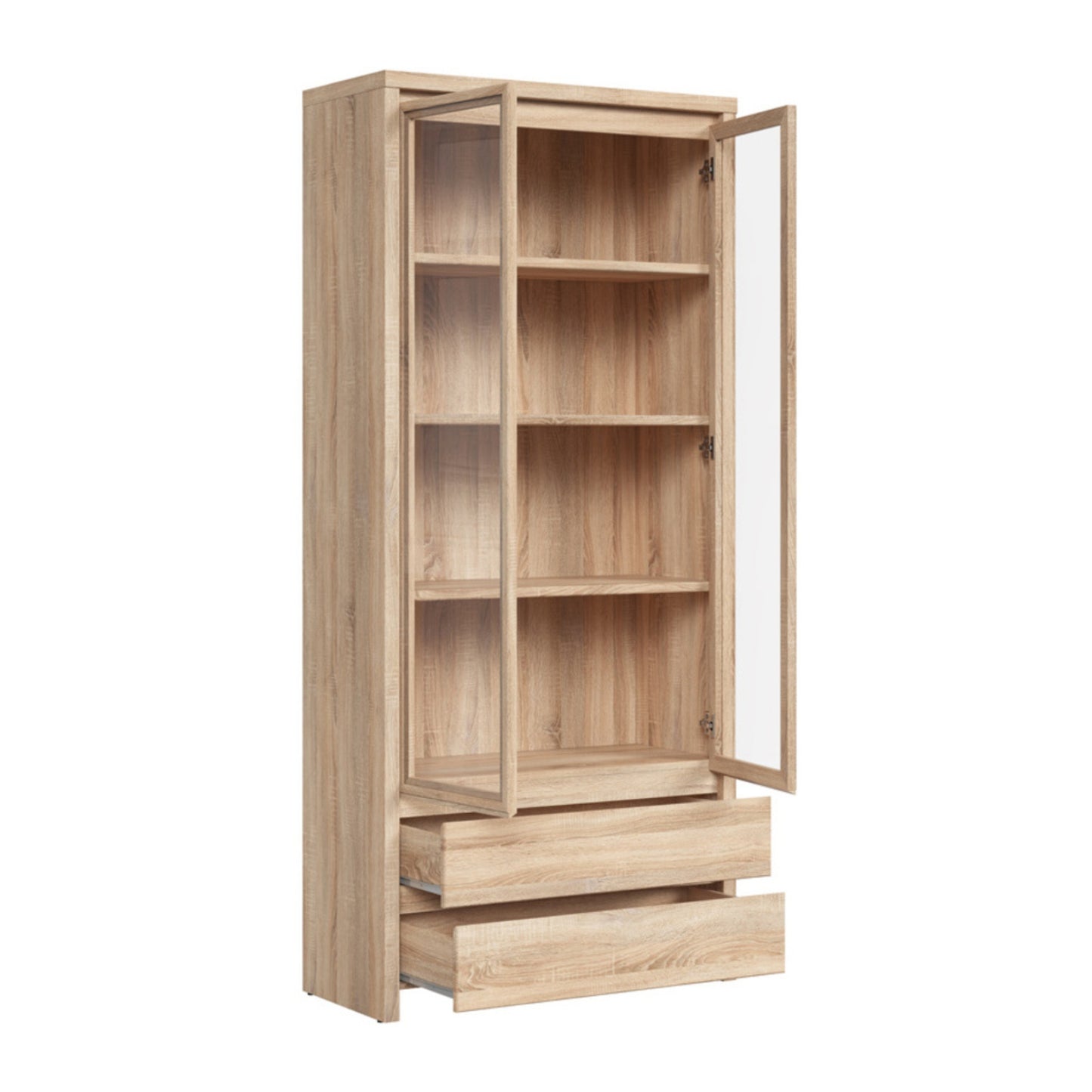 DOUBLE DISPLAY CABINET KASPIAN