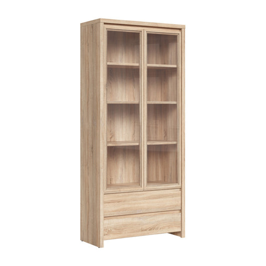 DOUBLE DISPLAY CABINET KASPIAN
