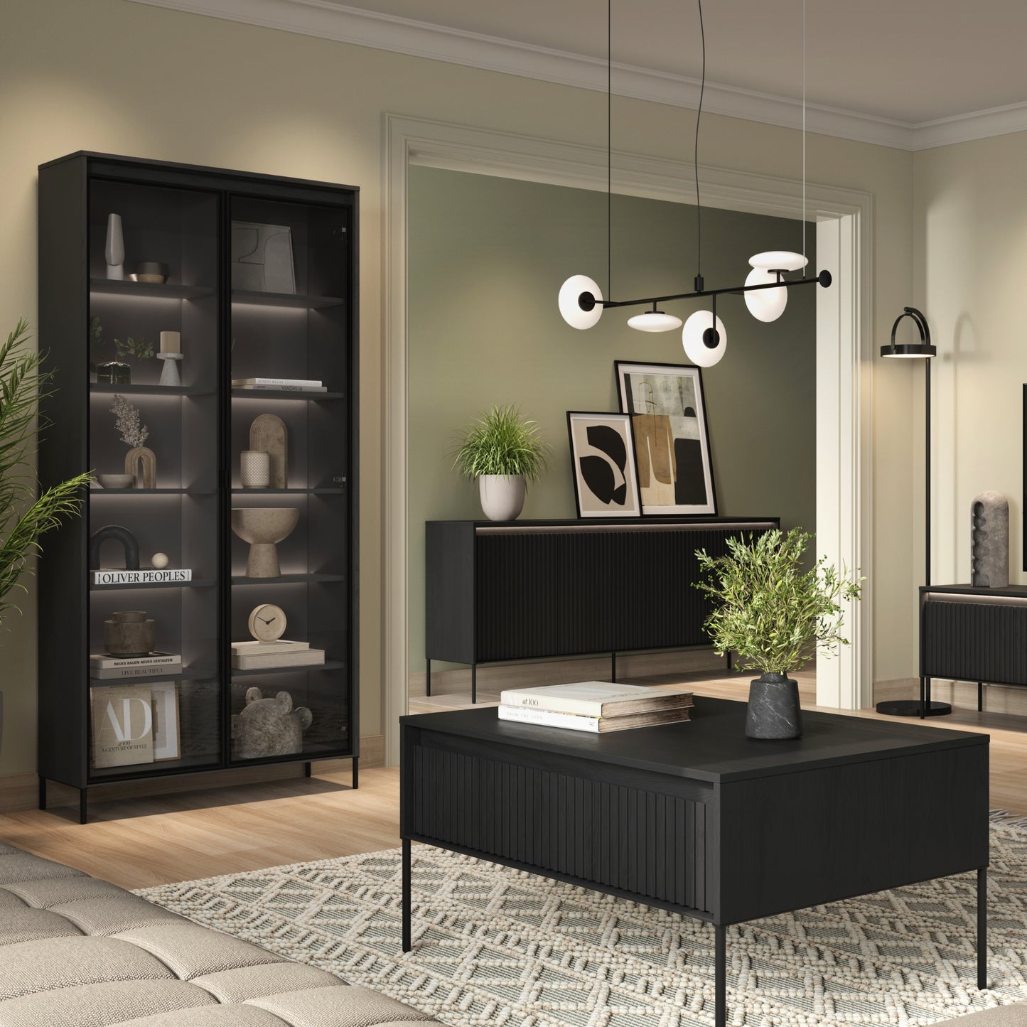 DOUBLE DISPLAY CABINET TREND