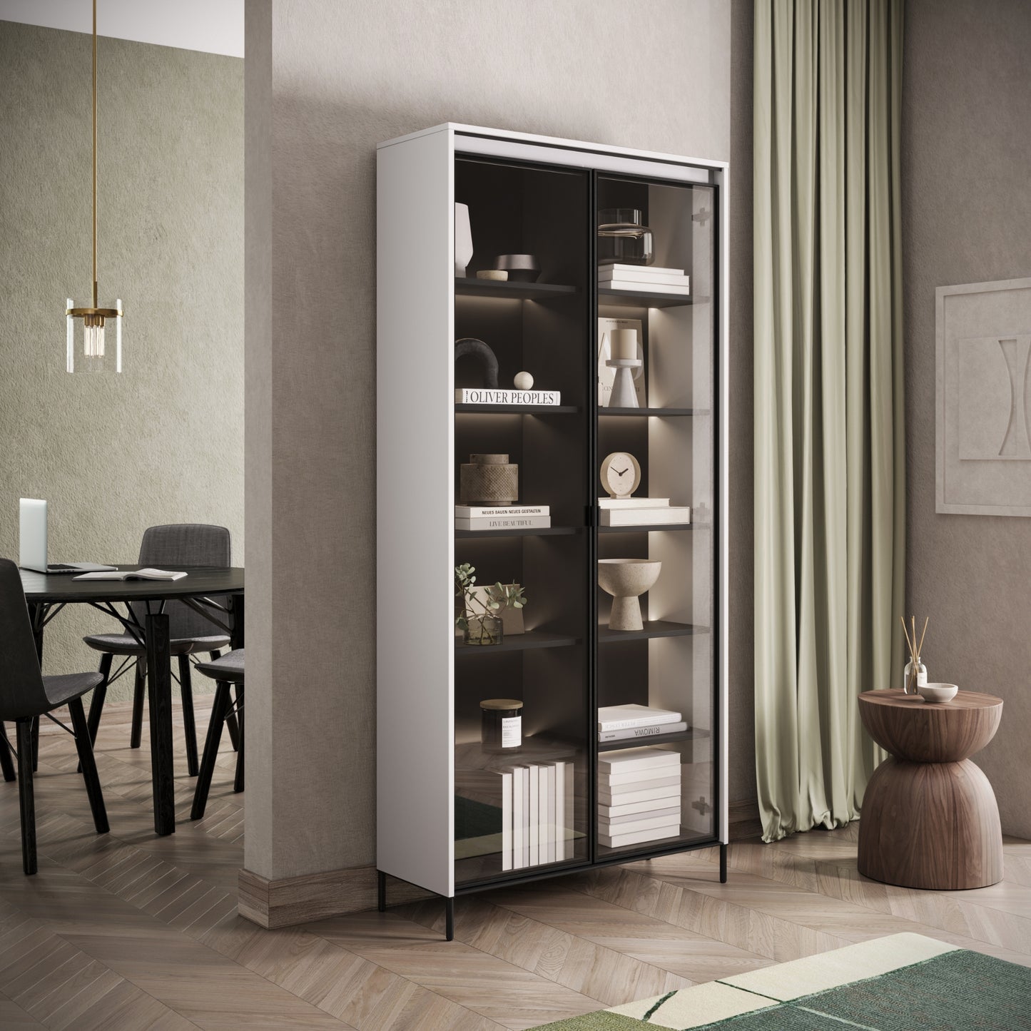DOUBLE DISPLAY CABINET TREND