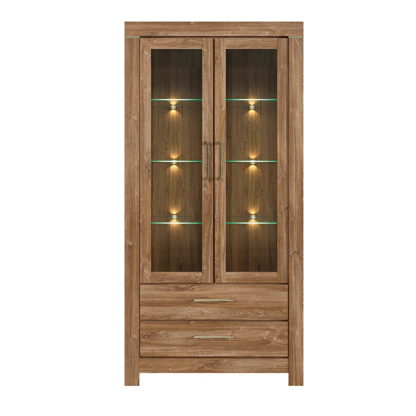 DOUBLE DISPLAY CABINET GENT