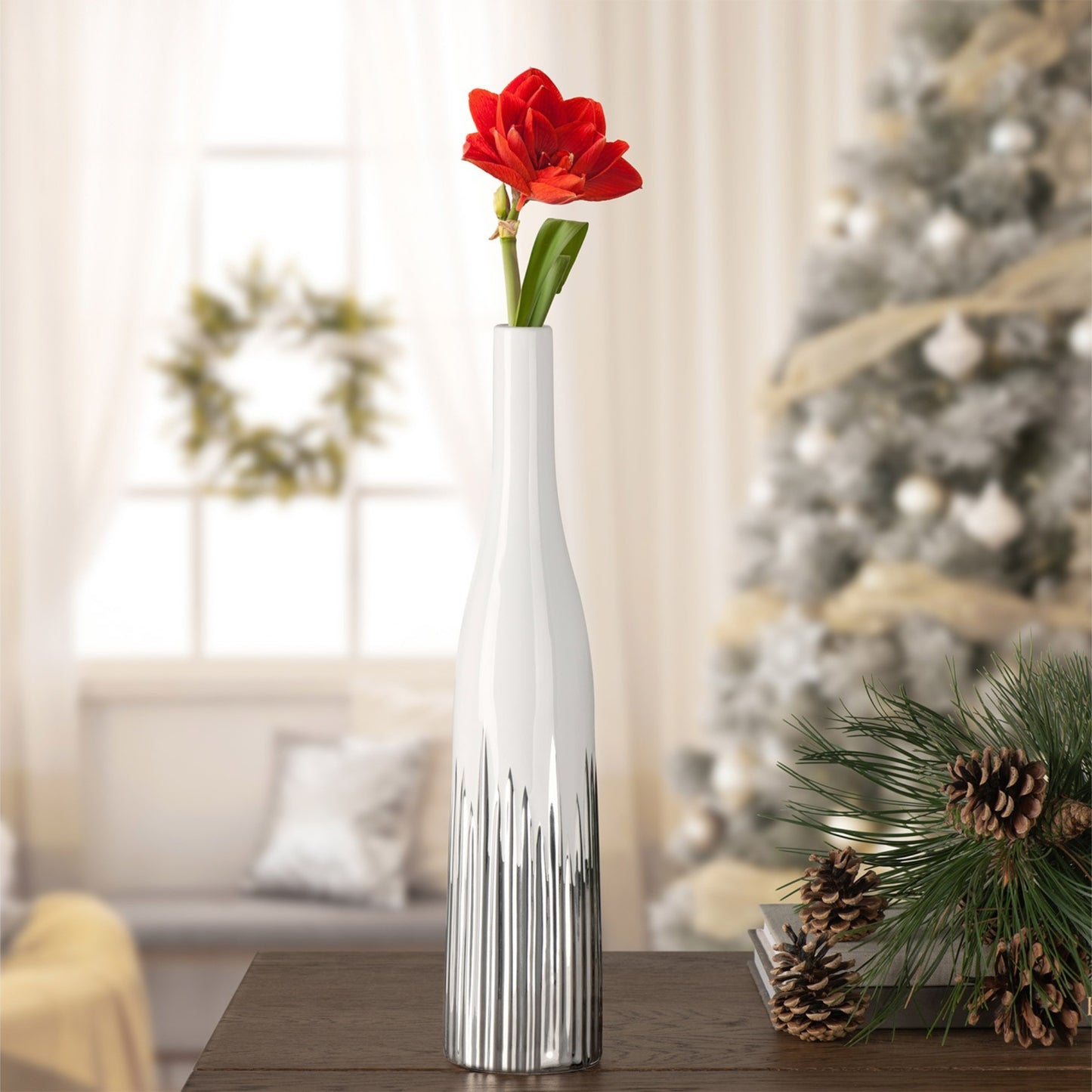 FLARE TALL BOTTLE VASE