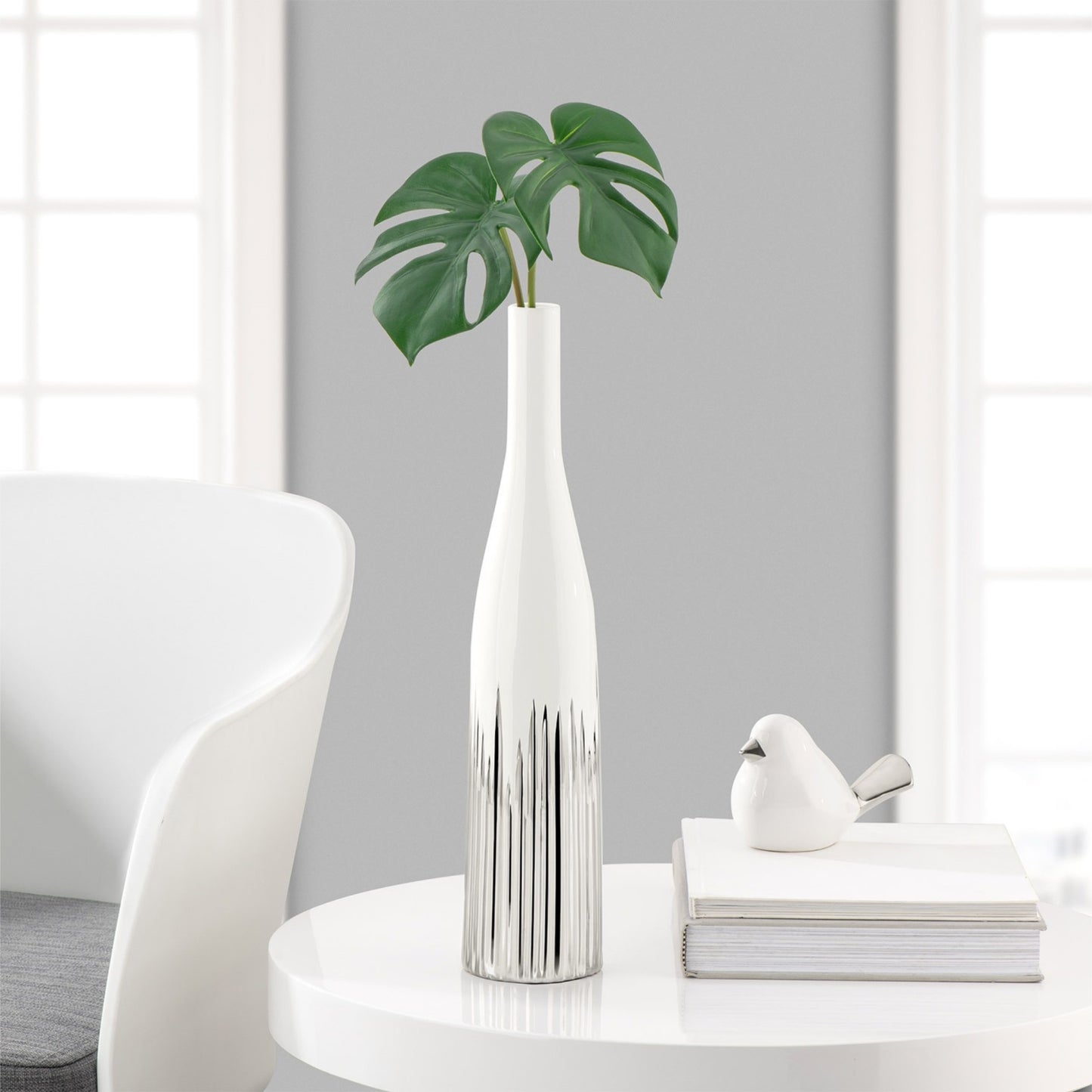 FLARE TALL BOTTLE VASE