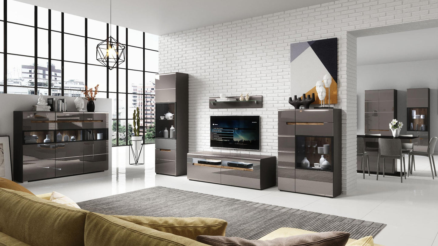 SINGLE DISPLAY CABINET HEKTOR (RIGHT SIDE)