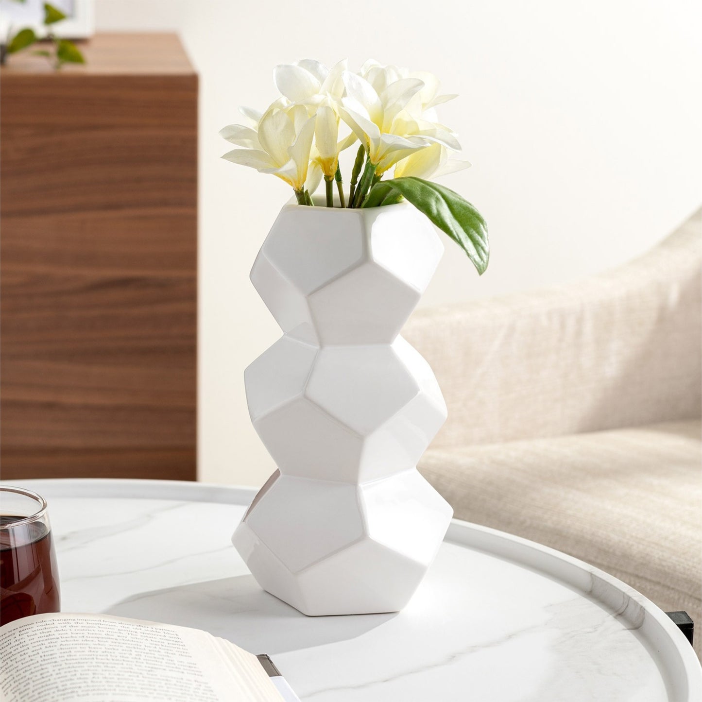 ORION STACKED MEDIUM VASE