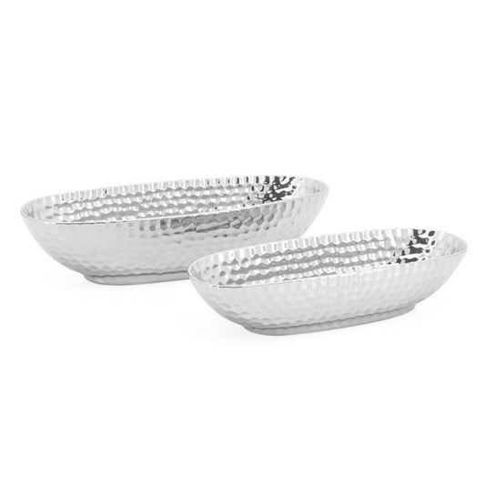 OVAL BOAT BOWL SET OF 2