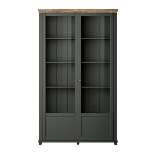 TALL DOUBLE DISPLAY CABINET EVORA