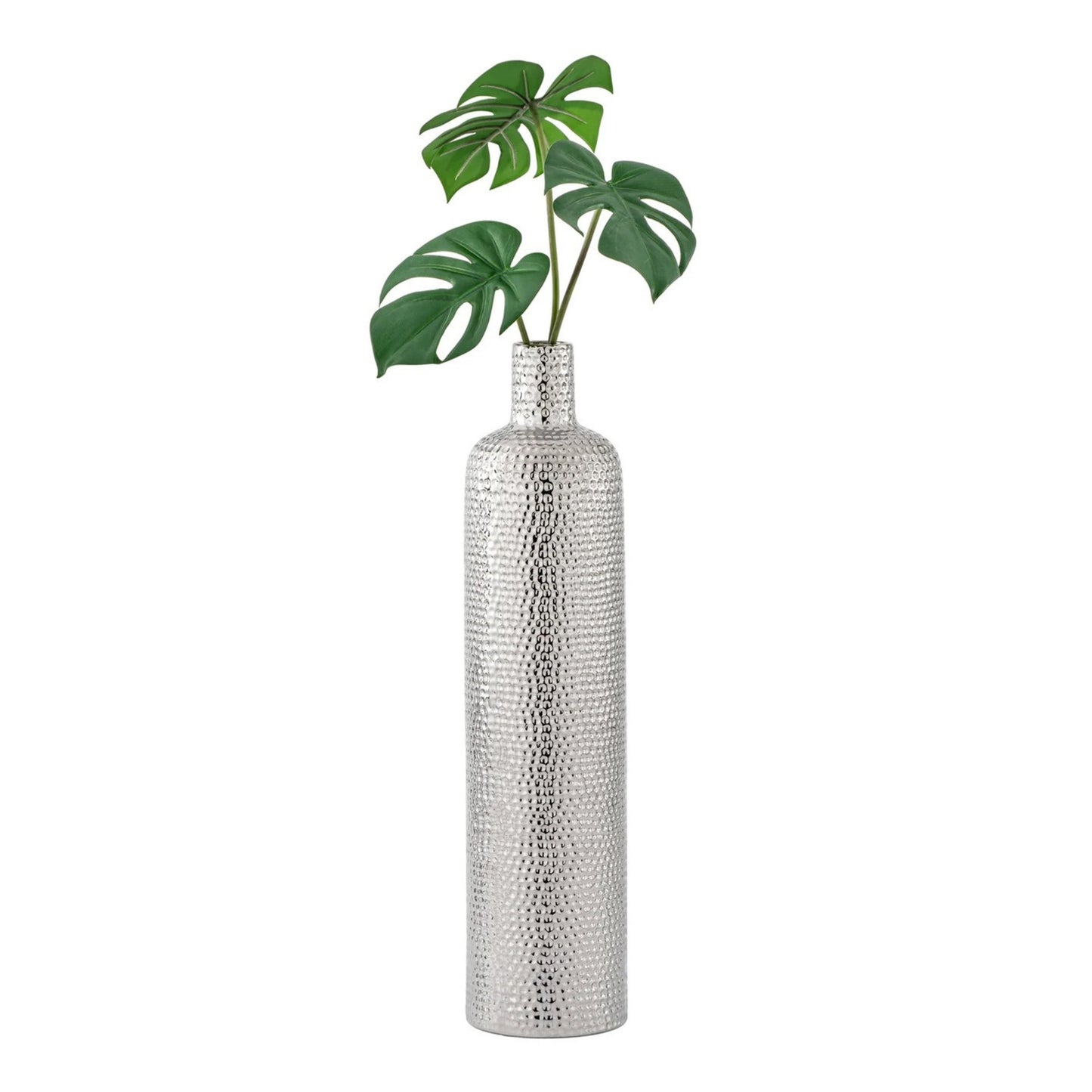 TALL HELIO HAMMERED VASE