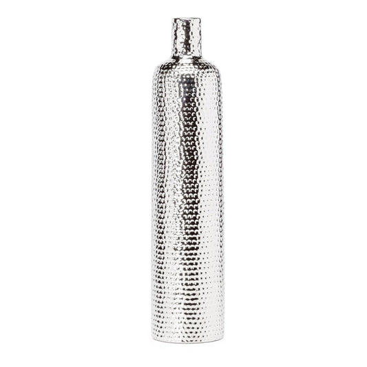 TALL HELIO HAMMERED VASE