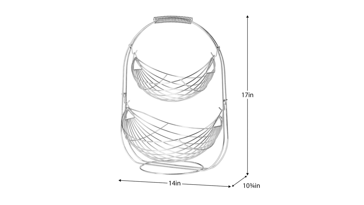 SWING 2 TIER FRUIT BASKET