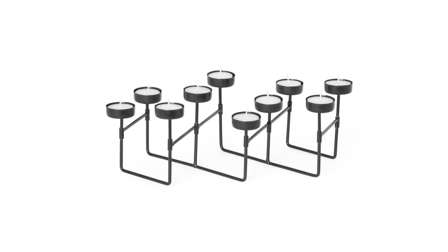 ACCORDION FOLDING 10 CUP TEALIGHT HOLDER
