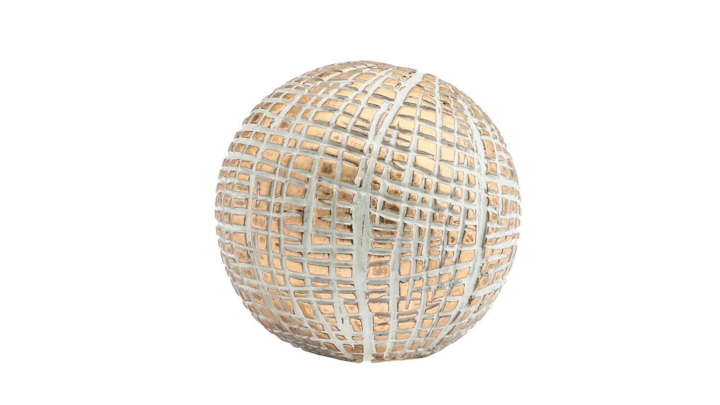 RADIANT BARK DECOR BALL