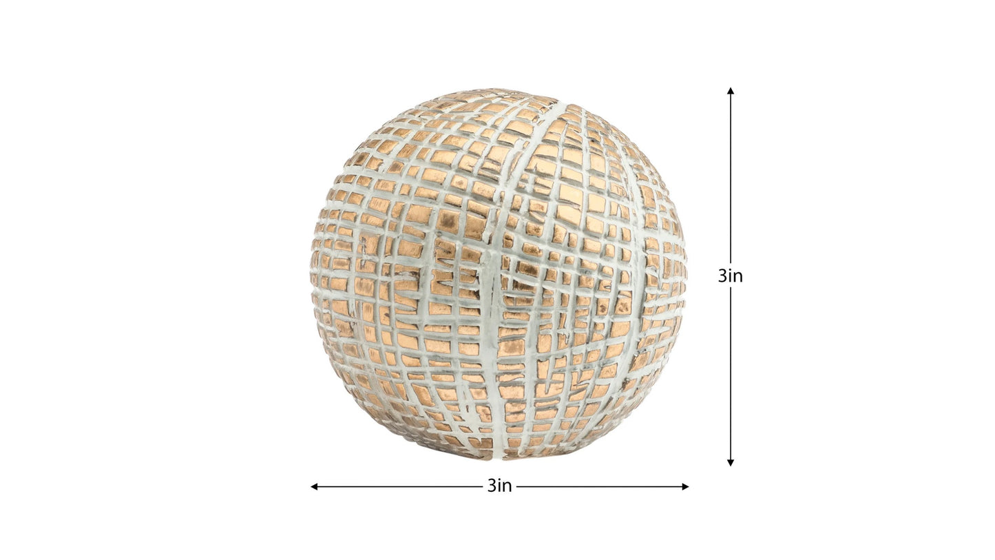 RADIANT BARK DECOR BALL