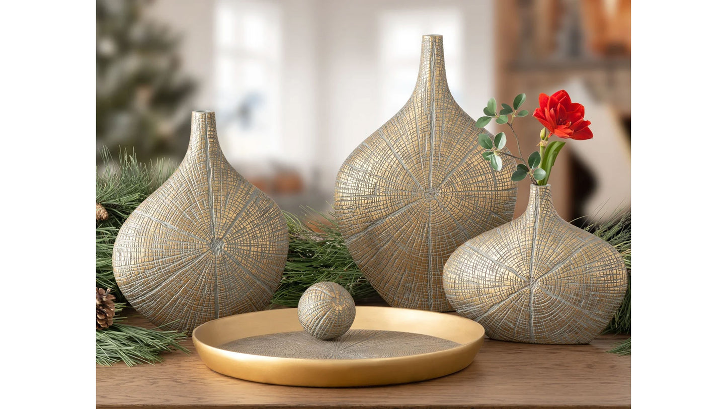 RADIANT BARK DECOR BALL