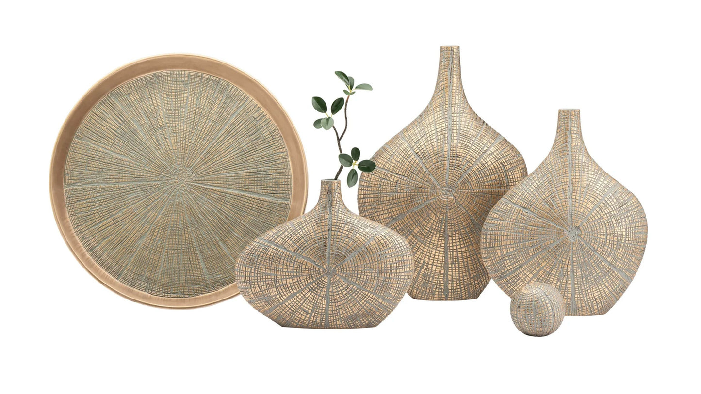 RADIANT BARK DECOR BALL
