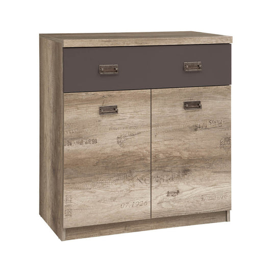 2 DOOR 1 DRAWER STORAGE CABINET MALCOLM