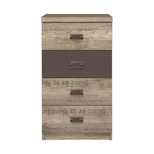 4 DRAWER NARROW CHEST MALCOLM