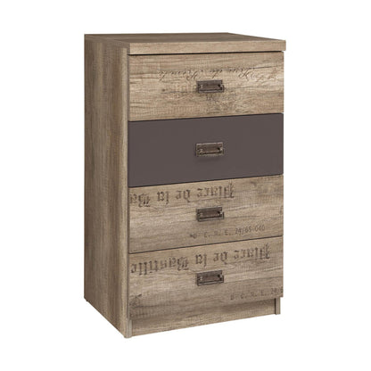 4 DRAWER NARROW CHEST MALCOLM