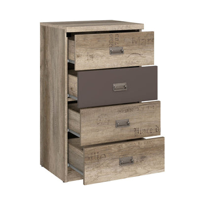 4 DRAWER NARROW CHEST MALCOLM