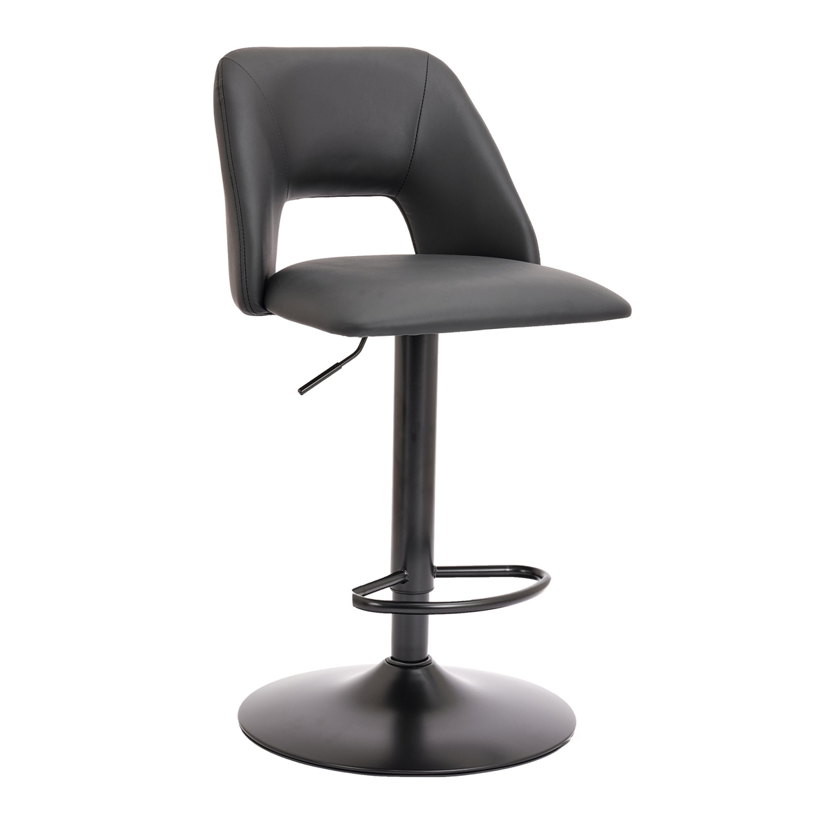 BAR STOOL ADLER BLACK - SET OF 2