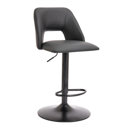 BAR STOOL ADLER BLACK - SET OF 2