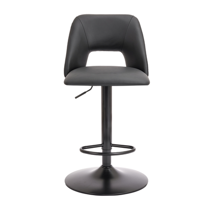 BAR STOOL ADLER BLACK - SET OF 2