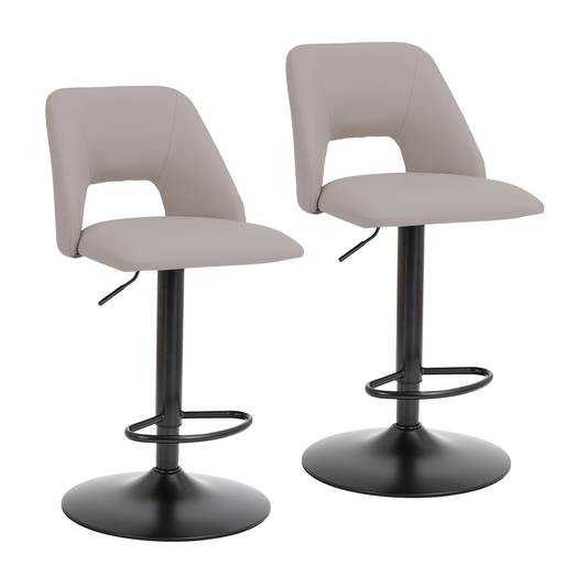 BAR STOOL ADLER GREY - SET OF 2