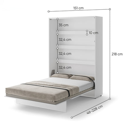 BED CONCEPT - VERTICAL MURPHY BED (140x200CM)