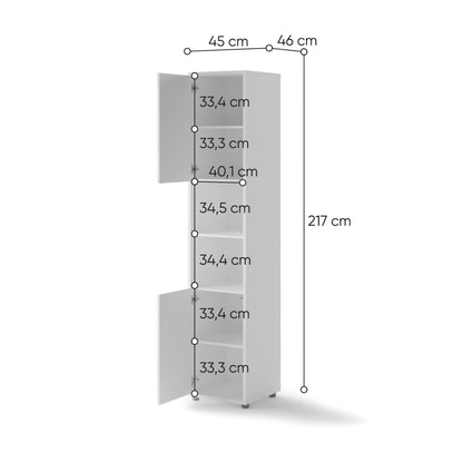 BED CONCEPT - VERTICAL MURPHY BED SET (140x200CM)