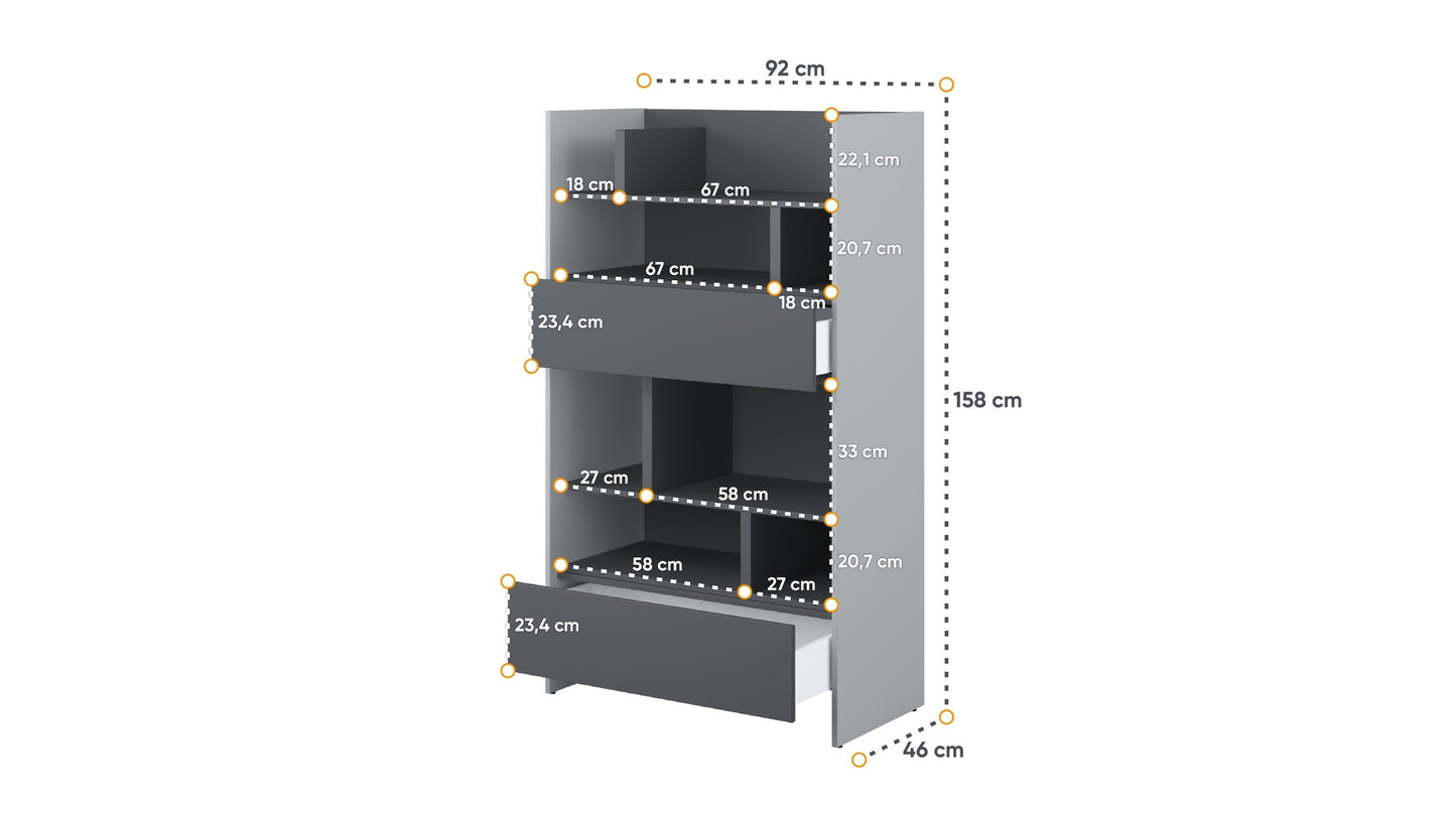BED CONCEPT – BOOKCASE BC-27