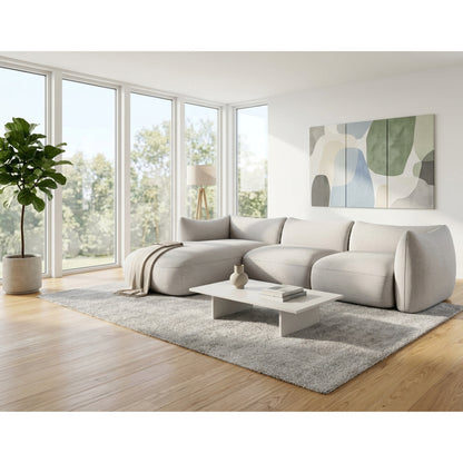 Modern left-facing sectional sofa for stylish living rooms in Canada