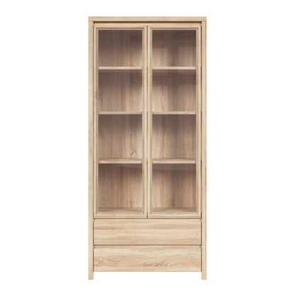 DOUBLE DISPLAY CABINET KASPIAN