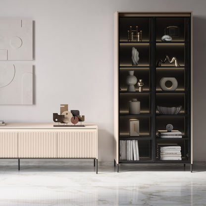 DOUBLE DISPLAY CABINET TREND