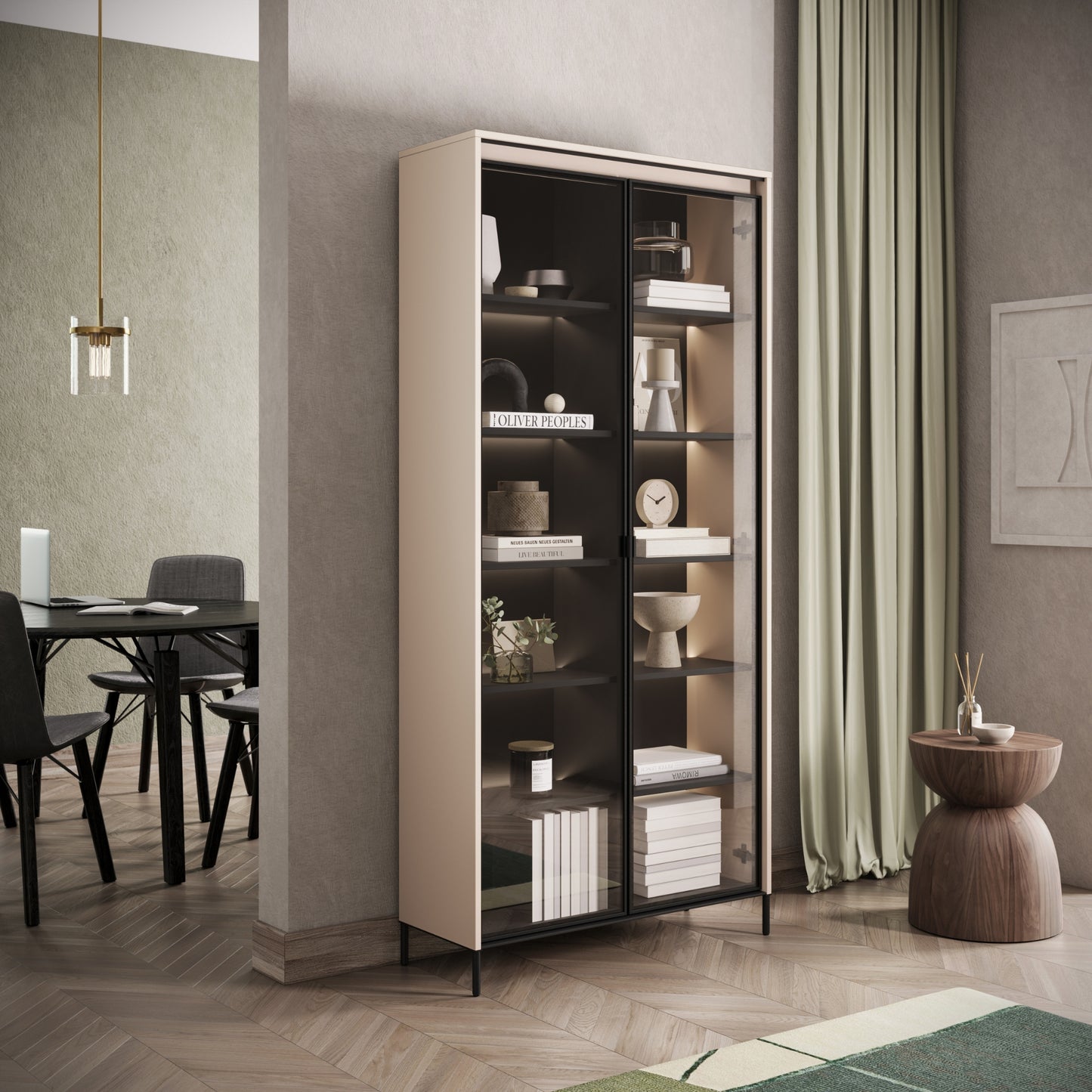 DOUBLE DISPLAY CABINET TREND