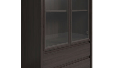 DOUBLE DISPLAY CABINET KASPIAN