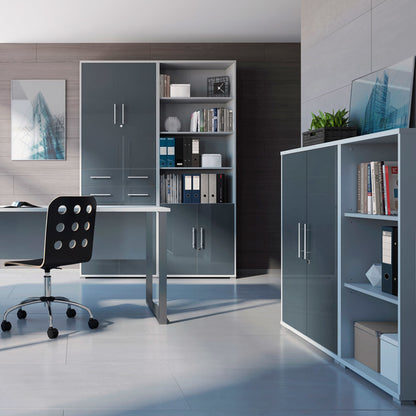 LOW BOOKCASE OFFICE LUX