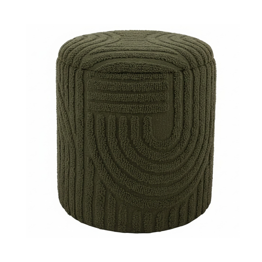 STORAGE OTTOMAN LULLU GREEN