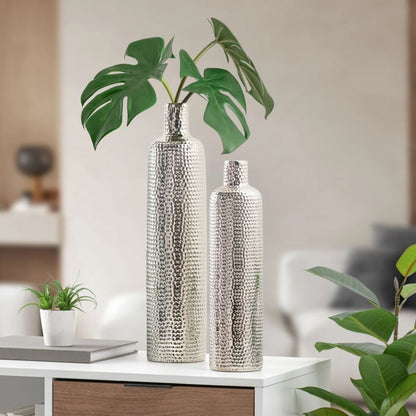 MEDIUM HELIO HAMMERED VASE