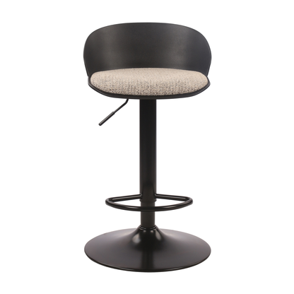 BAR STOOL MABEL BLACK - SET OF 2